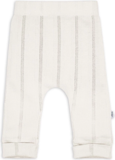 Lodger babybroekje Pointelle cream, maat 68