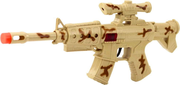 Speelgoedgeweer met schotgeluid