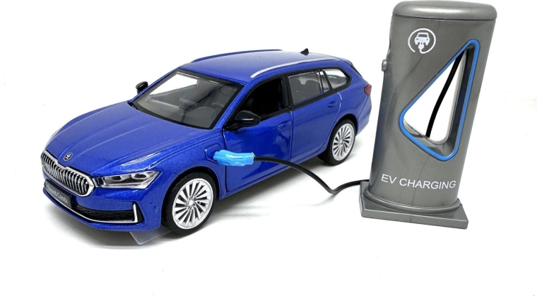 MSZ Škoda Superb Combi IV blauw - 1 stuk
