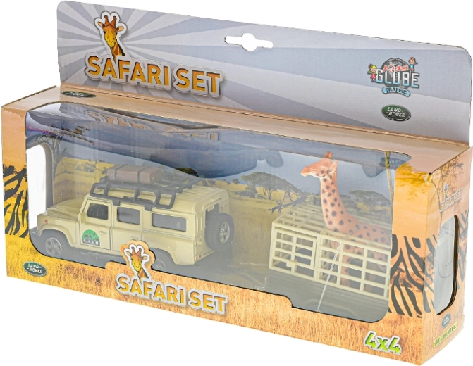 Complete safariset met giraffe-figuur