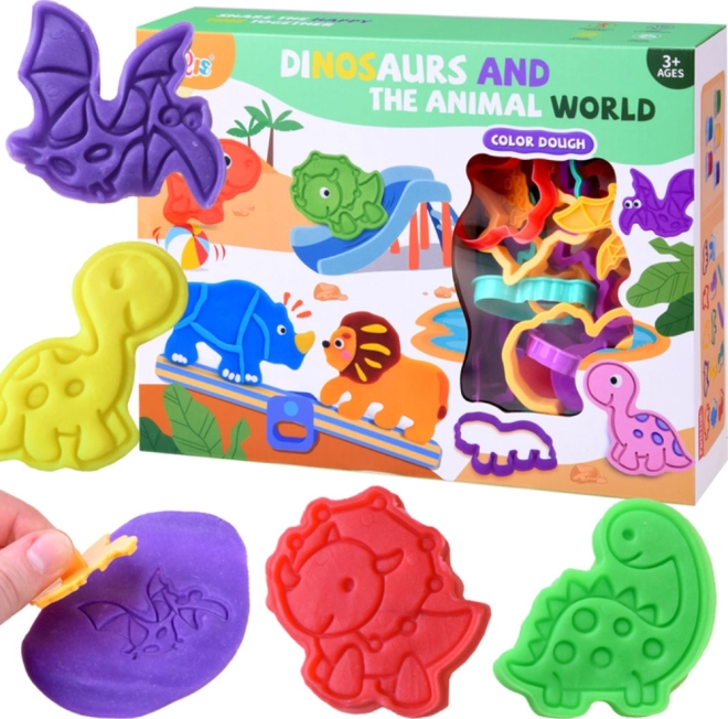 Klei-set met dinosaurusstekers