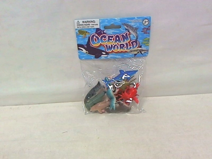 Set mini figuren van zeedieren (12 stuks)