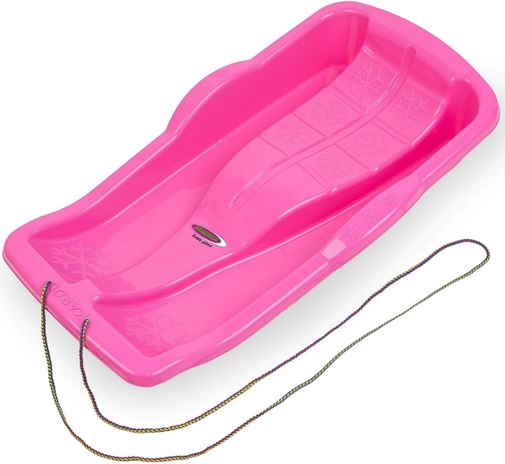 Snow Play kinderbob Karol 80 cm roze