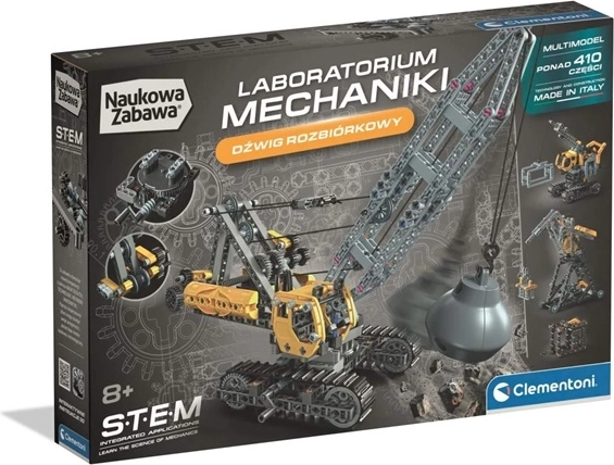 Wetenschappelijke bouwset – mechanische sloopkraan (laboratorium) - 1 stuk