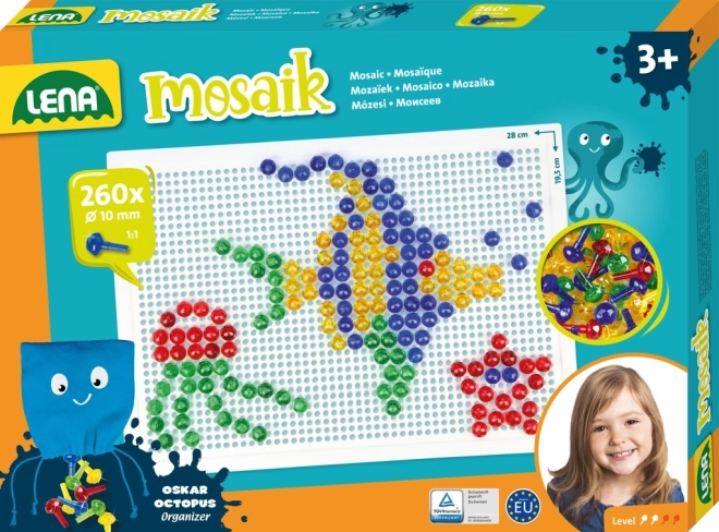 LENA knopjesmozaïek voor kinderen – Kristal