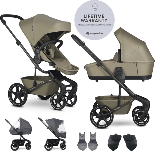 Easywalker Harvey NXT XL set combi-kinderwagen deep blue