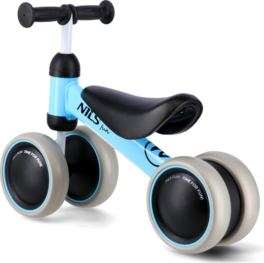 Vier brede wielen voor maximale stabiliteit