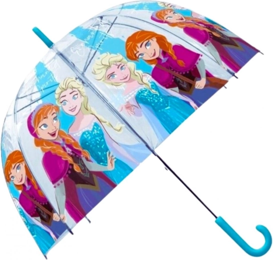 Handmatige kinderparaplu Frozen met Anna en Elsa