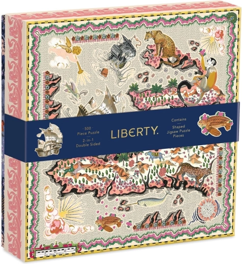 Galison dubbelzijdige puzzel 2-in-1 Liberty Maxine London 500 stukjes