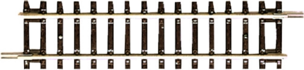 Roco rails met houten dwarsliggers