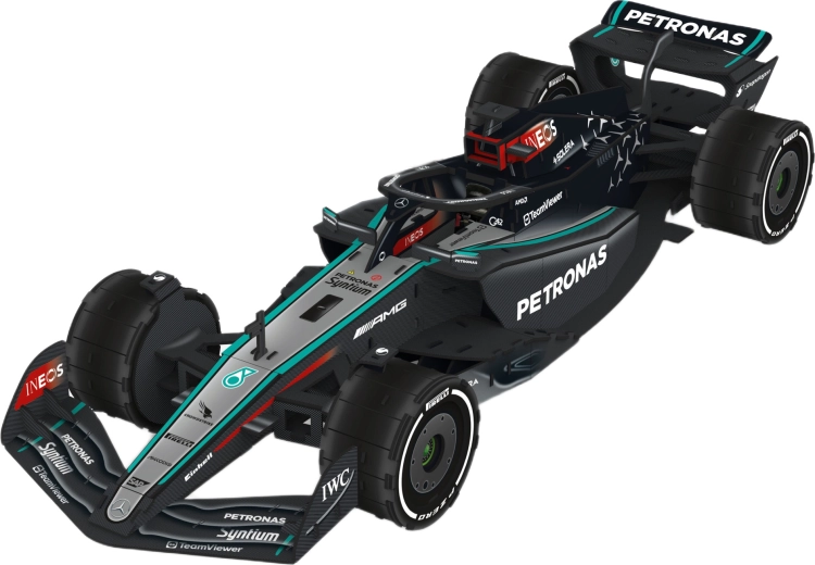 Gedetailleerd model van een F1-monoposto