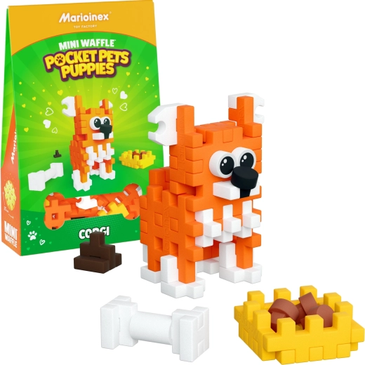 Bouwset Mini Waffle Pocket Pets – corgi