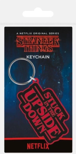 Rubberen sleutelhanger Stranger Things Stuck in The Upside Down