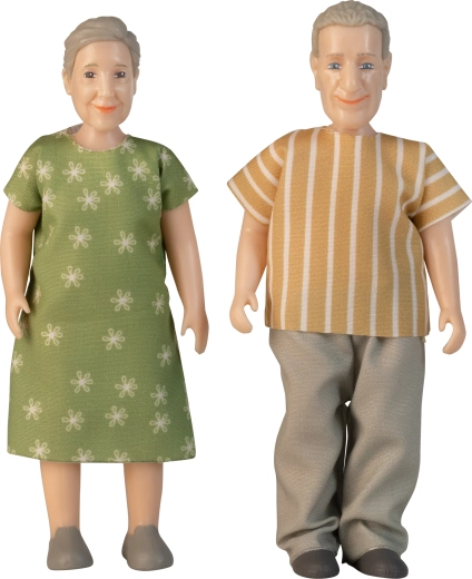 Lundby grootouders voor poppenhuis - 2 stuks