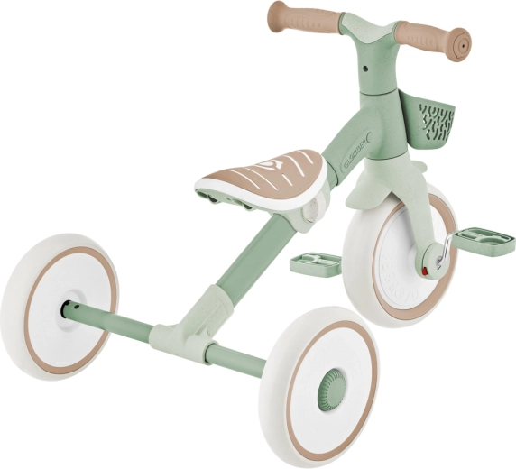 2-in-1: driewieler en loopfiets