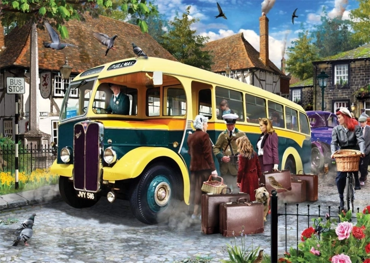 FALCON Puzzel Bus inhalen 500 stukjes