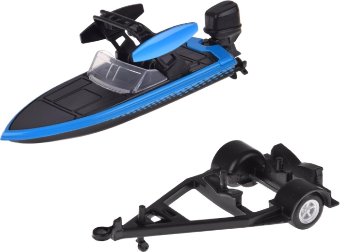 Aanhanger met motorboot voor actievolle scenario’s