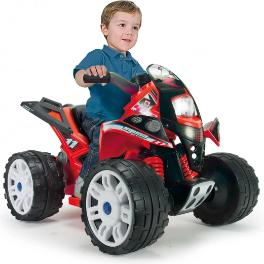 Kinder elektrische quad The Beast 12V rood