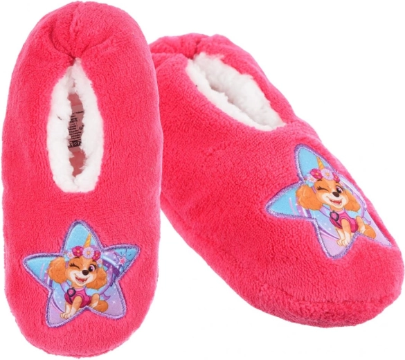 Kinderpantoffels Paw Patrol frambooskleurig
