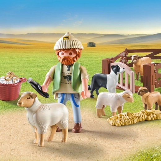 Zorg voor de kudde op de boerderij