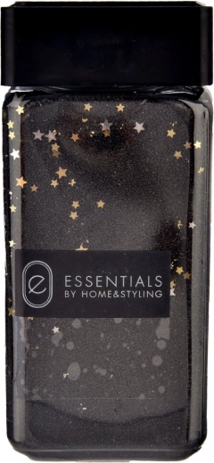 Decoratief glitterzand zwart 500 g