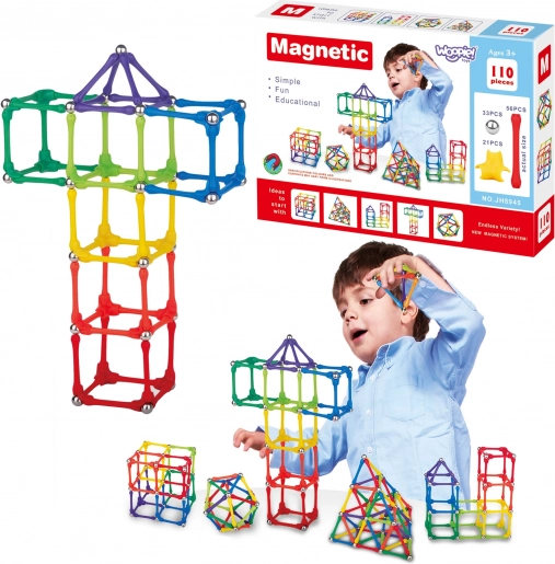 Magnetische bouwset Woopie 110 stukken