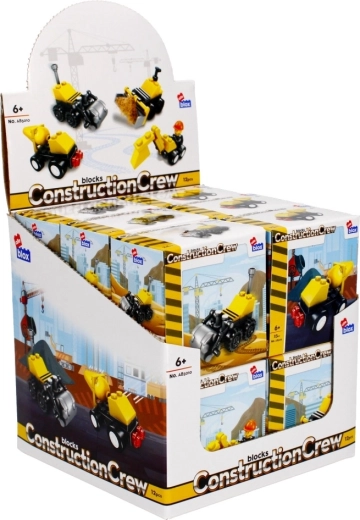 4 bouwmachines in één serie