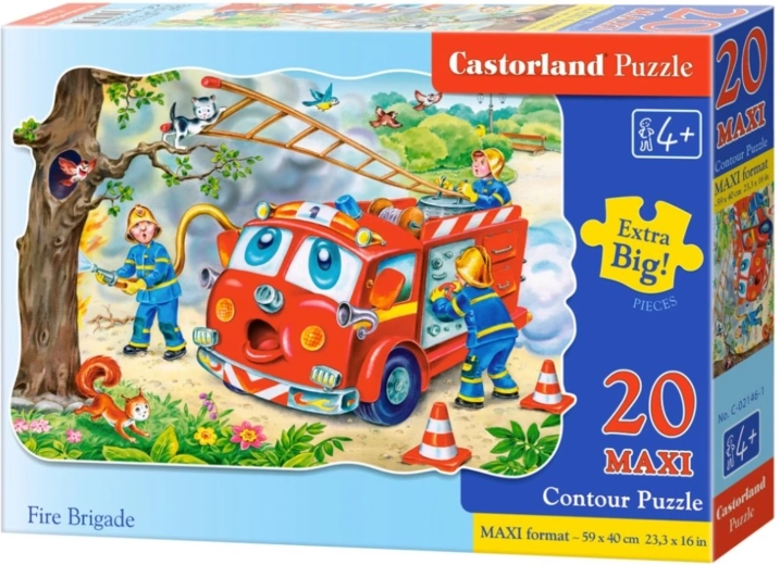MAXI kinderpuzzel Brandweerlieden