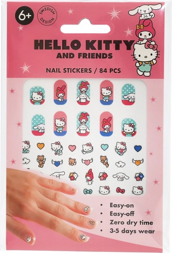 Hello Kitty kindernagelstickers (84 stuks)