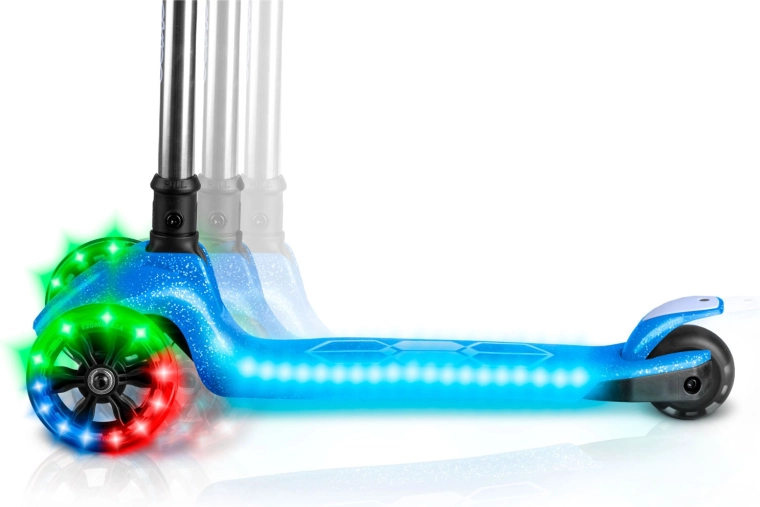 LED-wielen en verlicht deck