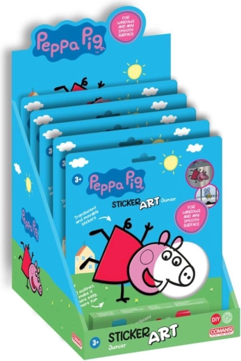 Set om raamstickers te maken met verf