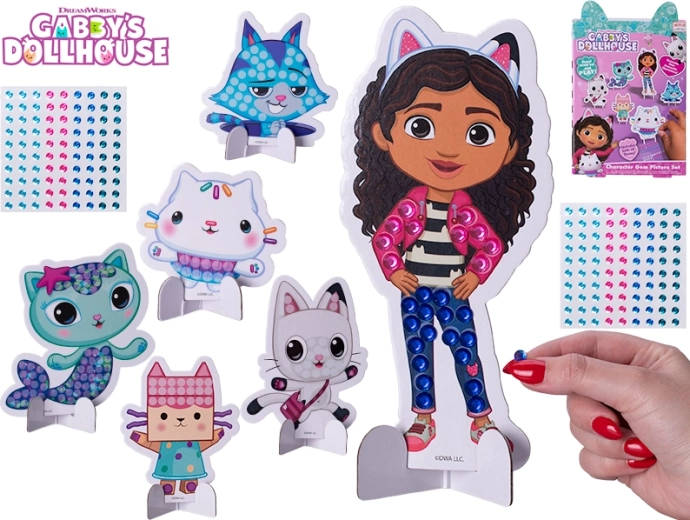 Creatieve set steentjes plakken Gabby's Magische Huis - 1 stuk