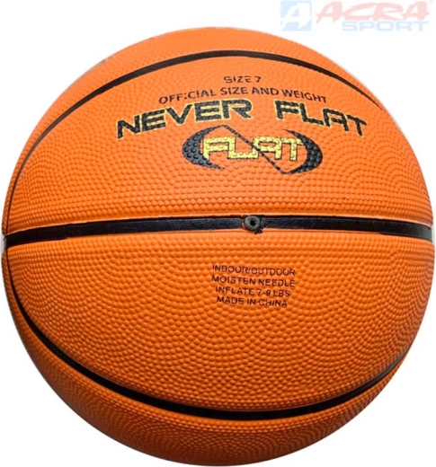 ACRA rubberen basketbal street 24 cm maat 7 - 1 stuk