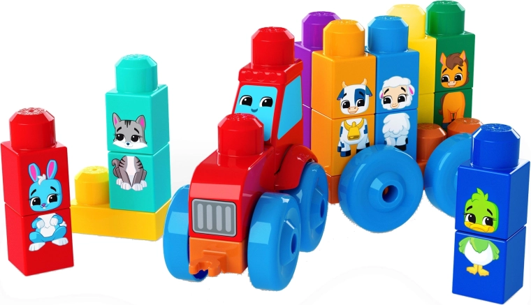 Tractor met bewegende wielen
