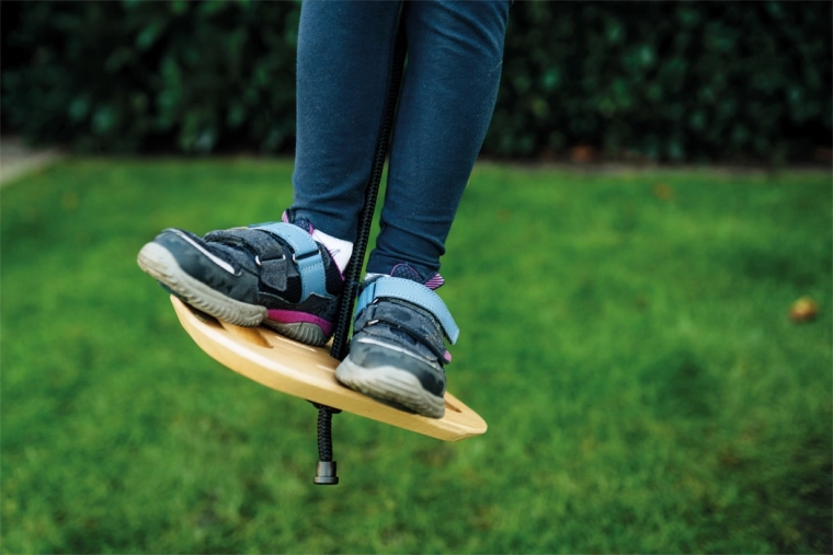 Stabiel en veilig schommelen staand of zittend