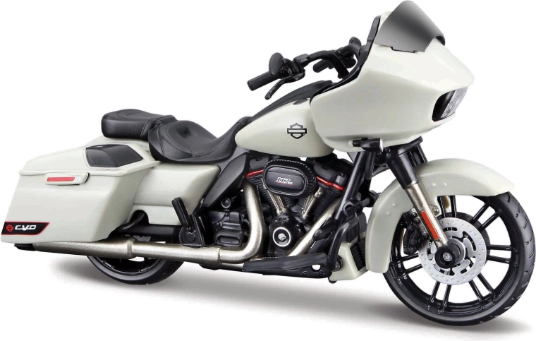 Maisto Harley-Davidson 2018 CVO Road Glide grijs-wit 1:18