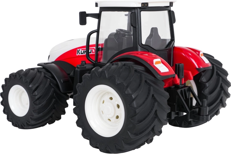 Stabiele rit op grote rubberen wielen