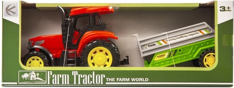 Tractor met aanhanger - 1 stuk