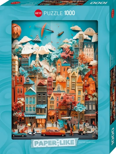 Heye-puzzel Paper-Like Stadscentrum, 1000 stukjes