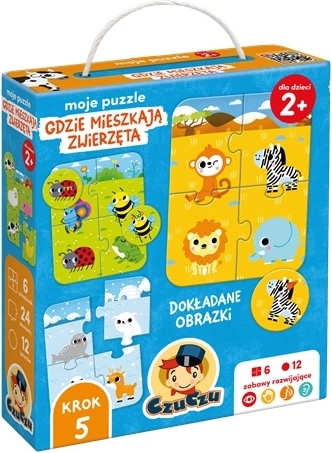 CzuCzu Mijn puzzel Waar wonen dieren