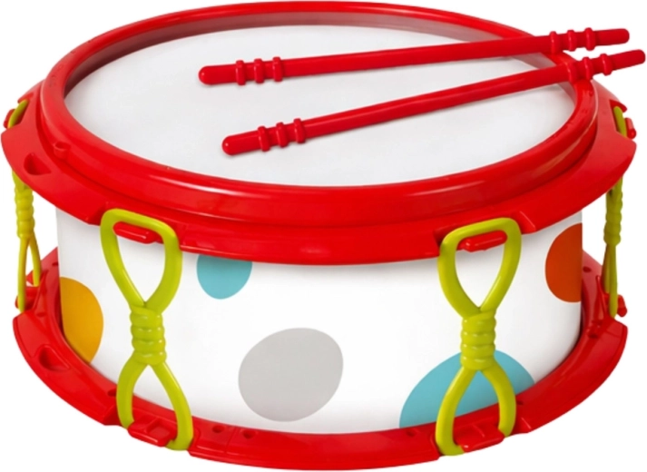 Trommel met stokjes voor de eerste ritmes