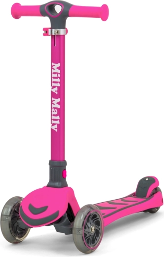 Driewielige kinderscooter Milly Mally Boogie – Roze