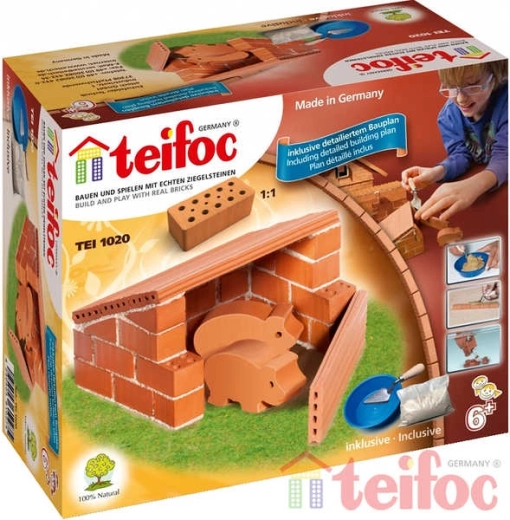 Teifoc bouwset huisje Pigs - 1 stuk