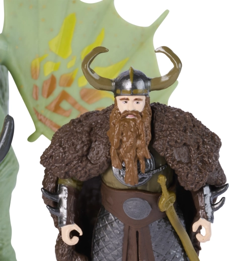 Viking Stoick klaar voor het zadel