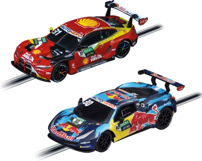 Twee gelicentieerde raceauto