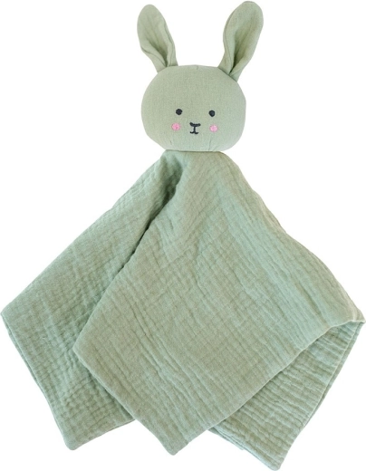 Jabadabado knuffeldoekje konijntje groen