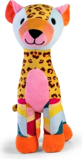 Pluchen mascotte luipaard Daffi