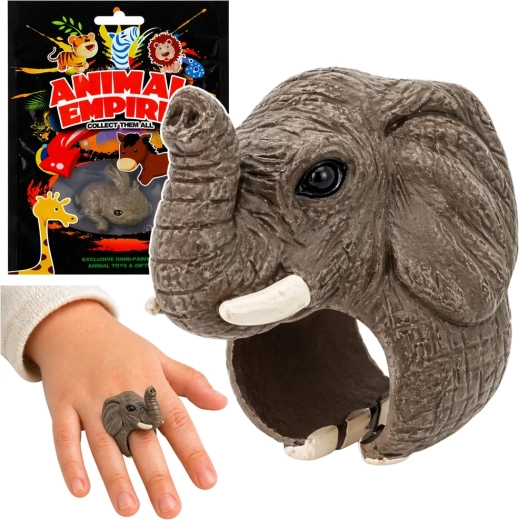 Kinder vingerhoedje met olifant