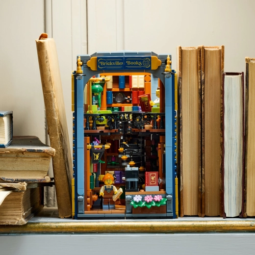 Magische decoratie tussen boeken