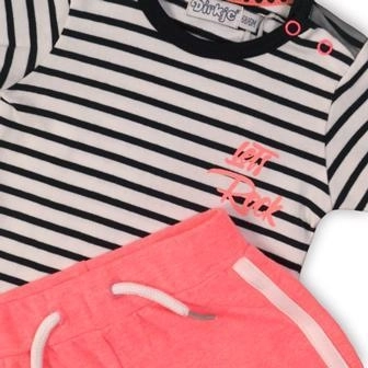Elastische shorts met koord